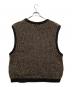 ENCOMING (インカミング) KNITTED TWO POCKET VEST マルチカラー サイズ:M：10000円