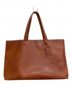 土屋鞄ツチヤカバン）の古着「ラージトートバッグ」｜ブラウン