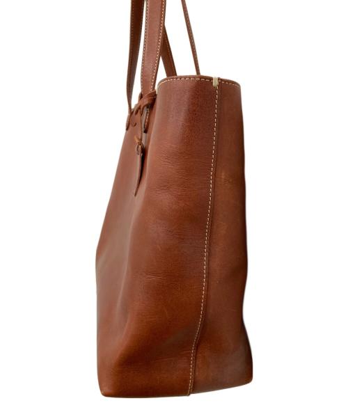 土屋鞄（ツチヤカバン）土屋鞄 (ツチヤカバン) ラージトートバッグ ブラウンの古着・服飾アイテム