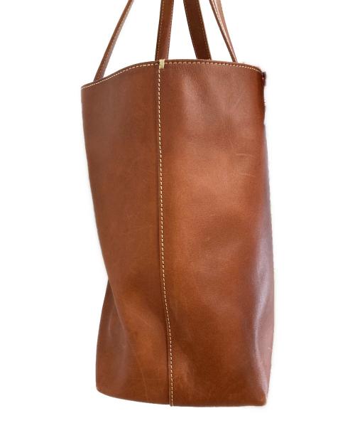 土屋鞄（ツチヤカバン）土屋鞄 (ツチヤカバン) ラージトートバッグ ブラウンの古着・服飾アイテム