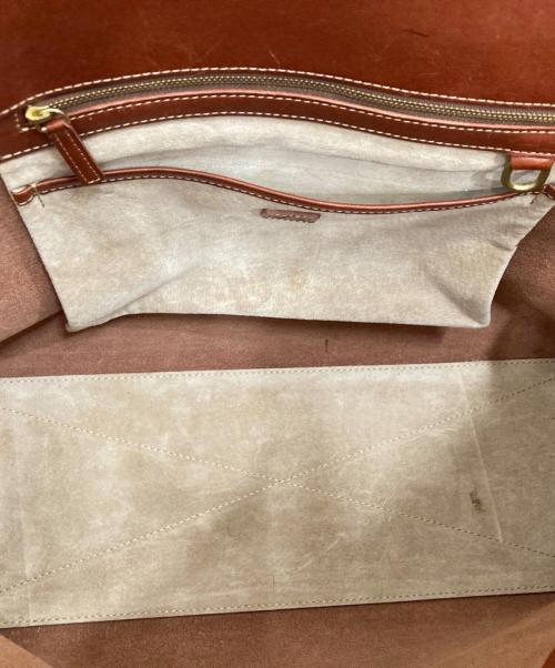 土屋鞄（ツチヤカバン）土屋鞄 (ツチヤカバン) ラージトートバッグ ブラウンの古着・服飾アイテム