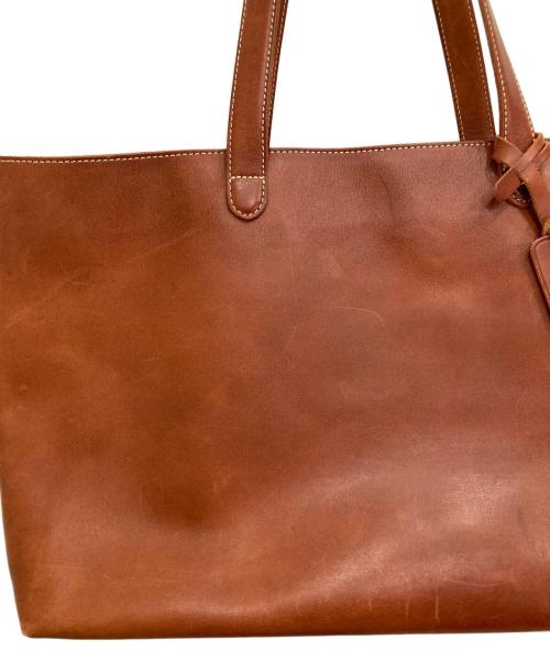 土屋鞄（ツチヤカバン）土屋鞄 (ツチヤカバン) ラージトートバッグ ブラウンの古着・服飾アイテム