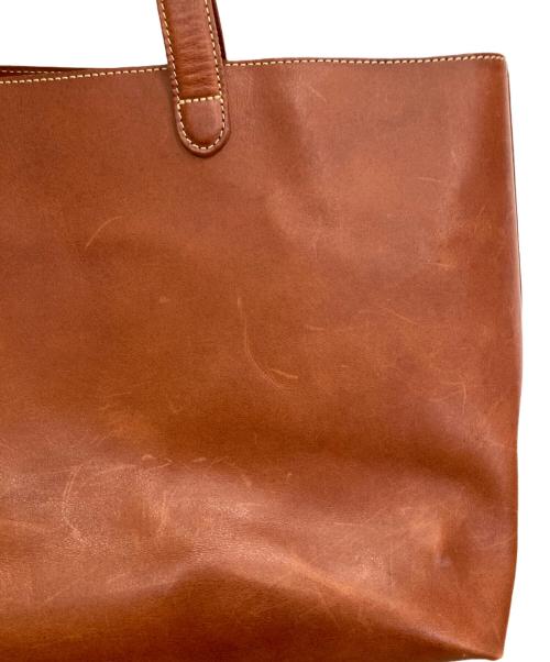 土屋鞄（ツチヤカバン）土屋鞄 (ツチヤカバン) ラージトートバッグ ブラウンの古着・服飾アイテム