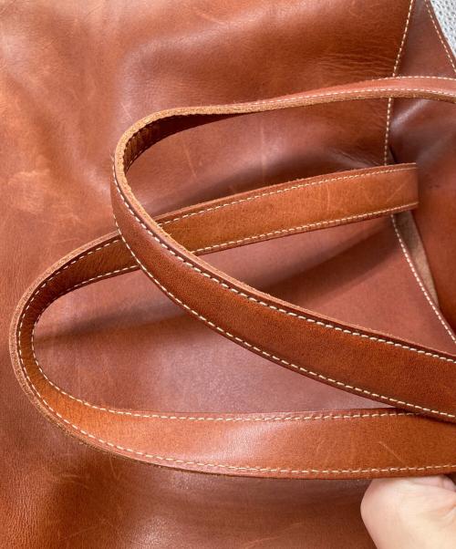 土屋鞄（ツチヤカバン）土屋鞄 (ツチヤカバン) ラージトートバッグ ブラウンの古着・服飾アイテム