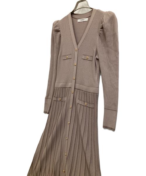HER LIP TO（ハーリップトゥ）HER LIP TO (ハーリップトゥ) Suite Room Knit Long Dress ブラウン サイズ:Ｍの古着・服飾アイテム
