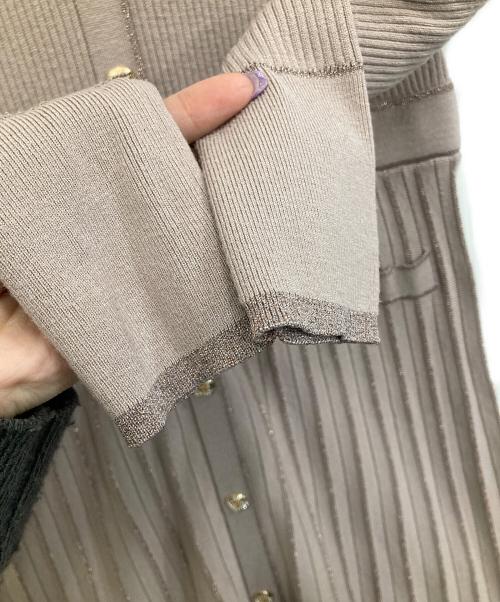 HER LIP TO（ハーリップトゥ）HER LIP TO (ハーリップトゥ) Suite Room Knit Long Dress ブラウン サイズ:Ｍの古着・服飾アイテム