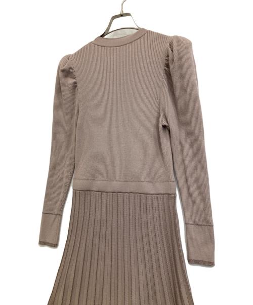 HER LIP TO（ハーリップトゥ）HER LIP TO (ハーリップトゥ) Suite Room Knit Long Dress ブラウン サイズ:Ｍの古着・服飾アイテム