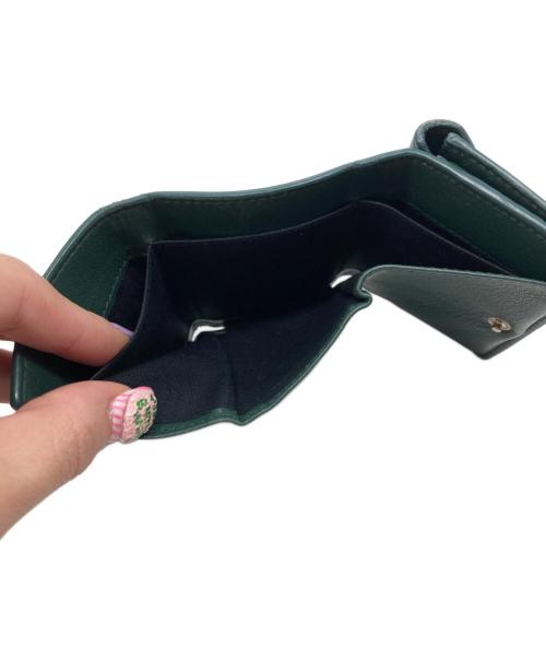 BALENCIAGA（バレンシアガ）BALENCIAGA (バレンシアガ) ペーパーミニウォレット グリーンの古着・服飾アイテム