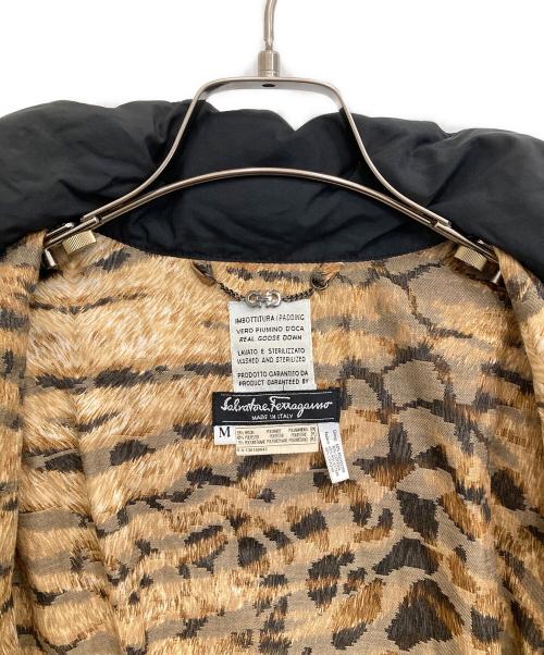 Salvatore Ferragamo（サルヴァトーレ フェラガモ）Salvatore Ferragamo (サルヴァトーレ フェラガモ) 中綿コート ブラック サイズ:Mの古着・服飾アイテム