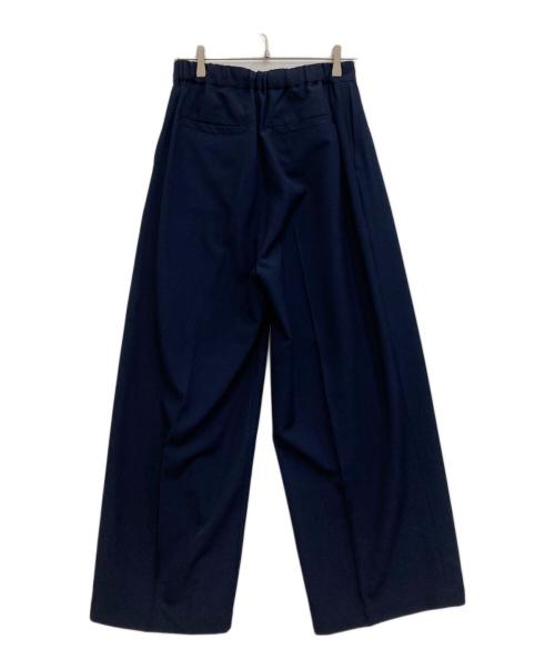 lelill（レリル）lelill (レリル) SUPER WIDE TROUSERS ネイビー サイズ:40の古着・服飾アイテム