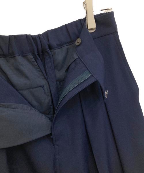 lelill（レリル）lelill (レリル) SUPER WIDE TROUSERS ネイビー サイズ:40の古着・服飾アイテム