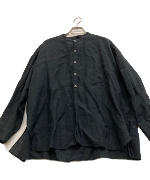 ticca（ティッカ）ticca (ティッカ) リネンシャツ ネイビー サイズ:FREEの古着・服飾アイテム