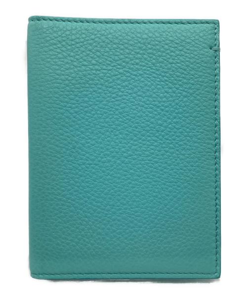 TIFFANY & Co.（ティファニー）TIFFANY & Co. (ティファニー) パスポートケース スカイブルーの古着・服飾アイテム