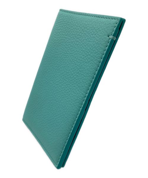 TIFFANY & Co.（ティファニー）TIFFANY & Co. (ティファニー) パスポートケース スカイブルーの古着・服飾アイテム