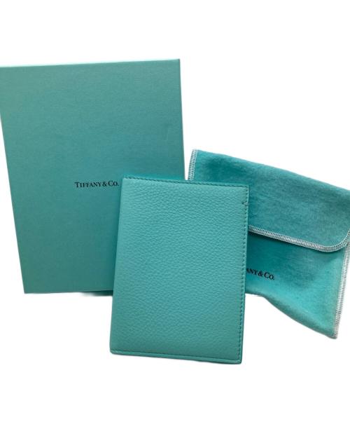 TIFFANY & Co.（ティファニー）TIFFANY & Co. (ティファニー) パスポートケース スカイブルーの古着・服飾アイテム