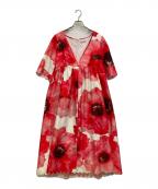 THE NEWHOUSEザ ニューハウス）の古着「花柄ワンピース」｜レッド