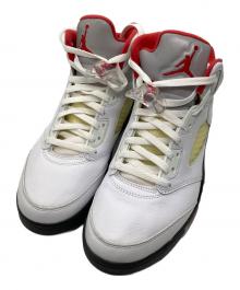 NIKE（ナイキ）の古着「ハイカットスニーカー」｜ホワイト×レッド