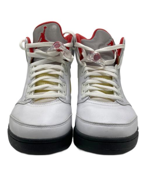 NIKE（ナイキ）NIKE (ナイキ) ハイカットスニーカー ホワイト×レッド サイズ:26.5の古着・服飾アイテム