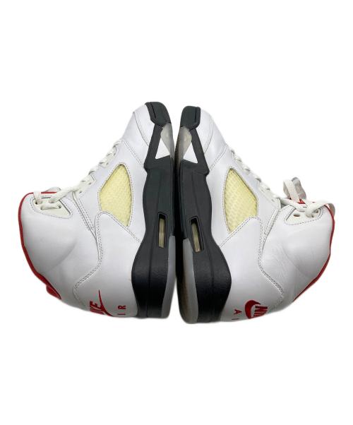 NIKE（ナイキ）NIKE (ナイキ) ハイカットスニーカー ホワイト×レッド サイズ:26.5の古着・服飾アイテム