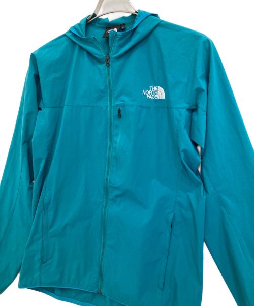 THE NORTH FACE（ザ ノース フェイス）THE NORTH FACE (ザ ノース フェイス) Mountain Softshell Hoodie スカイブルー サイズ:Ｌの古着・服飾アイテム
