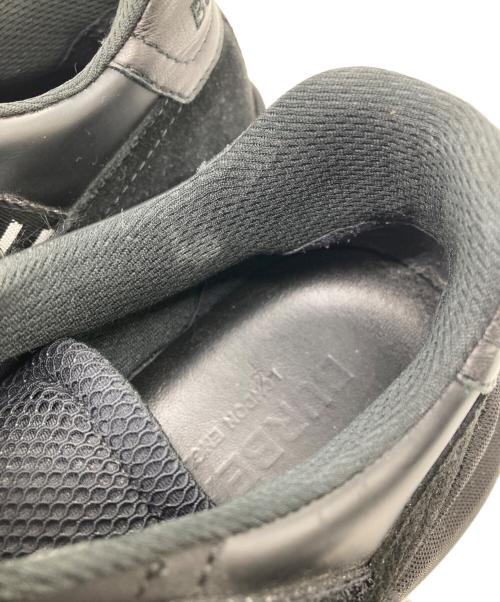 BURBERRY（バーバリー）BURBERRY (バーバリー) ロゴベルクロスニーカー ブラック サイズ:39の古着・服飾アイテム