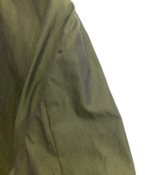 CABAN（キャバン）CABaN (キャバン) コットンシャンブレー ダブルブレストジャケット オリーブ サイズ:Lの古着・服飾アイテム