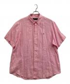 RALPH LAURENラルフローレン）の古着「リネンシャツ」｜ピンク