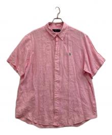 RALPH LAUREN（ラルフローレン）の古着「リネンシャツ」｜ピンク