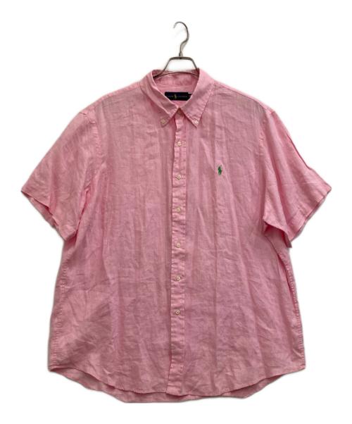 RALPH LAUREN（ラルフローレン）RALPH LAUREN (ラルフローレン) リネンシャツ ピンク サイズ:XXLの古着・服飾アイテム