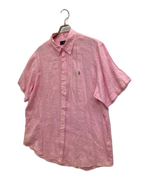 RALPH LAUREN（ラルフローレン）RALPH LAUREN (ラルフローレン) リネンシャツ ピンク サイズ:XXLの古着・服飾アイテム