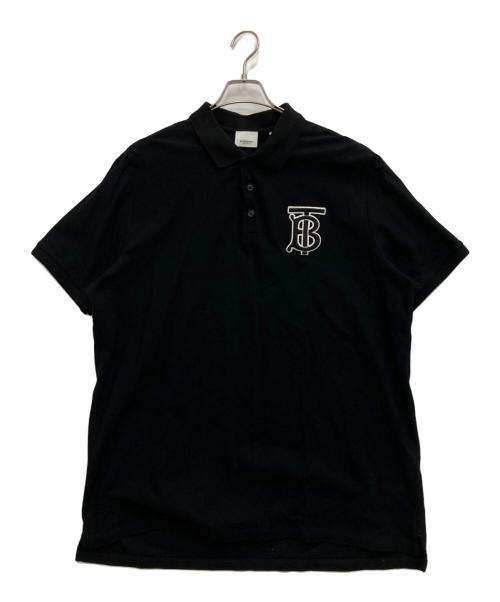 BURBERRY（バーバリー）BURBERRY (バーバリー) ポロシャツ ブラック サイズ:XLの古着・服飾アイテム