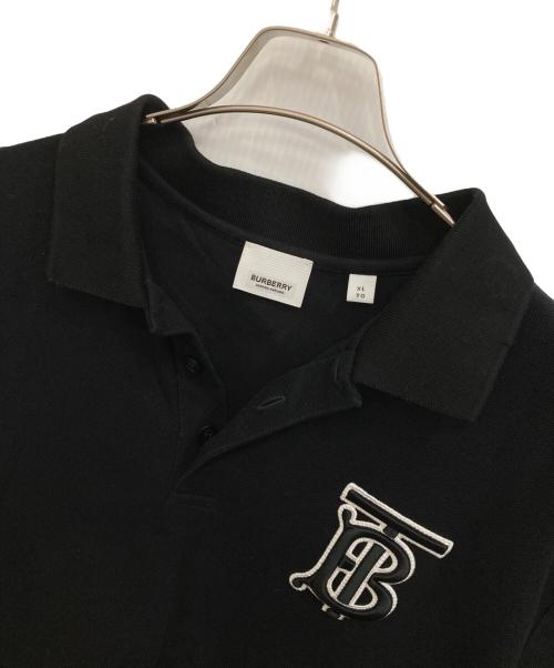 BURBERRY（バーバリー）BURBERRY (バーバリー) ポロシャツ ブラック サイズ:XLの古着・服飾アイテム