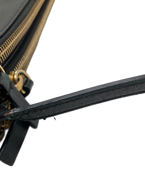 CELINE（セリーヌ）CELINE (セリーヌ) トリオラージショルダーバッグ ブラックの古着・服飾アイテム