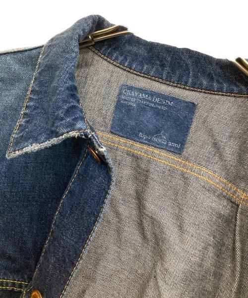 Ripo trenta anni（リポトレンタアンニ）Ripo trenta anni (リポトレンタアンニ) 長袖ワンピース ブルー サイズ:Lの古着・服飾アイテム