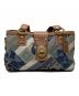 COACH（コーチ）の古着「パッチワークハンドバッグ」｜インディゴ