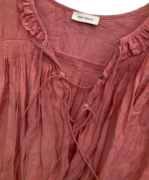 near.nippon（ニアーニッポン）near.nippon (ニアーニッポン) 長袖ブラウス ピンク サイズ:-の古着・服飾アイテム