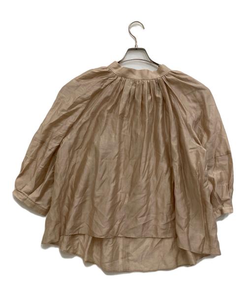KINDER SALMON（キンダーサロモン）KINDER SALMON (キンダーサロモン) シアーブラウス ベージュ サイズ:1の古着・服飾アイテム