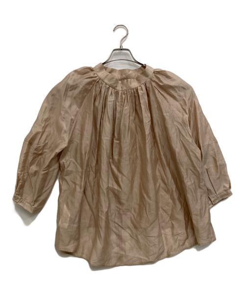 KINDER SALMON（キンダーサロモン）KINDER SALMON (キンダーサロモン) シアーブラウス ベージュ サイズ:1の古着・服飾アイテム