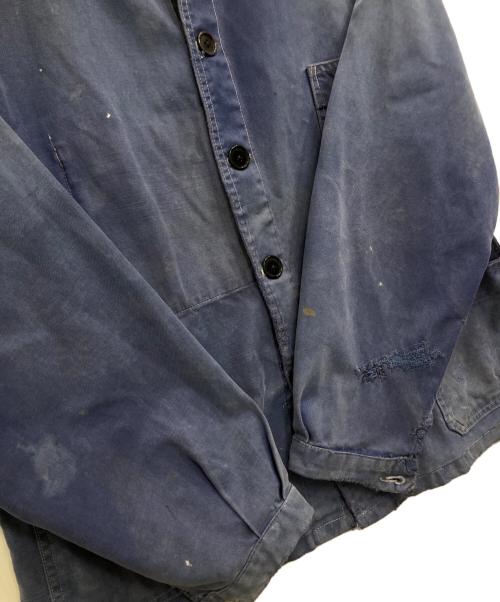 VINTAGE（ヴィンテージ）VINTAGE (ヴィンテージ) モールスキンジャケット ブルー サイズ:Fの古着・服飾アイテム