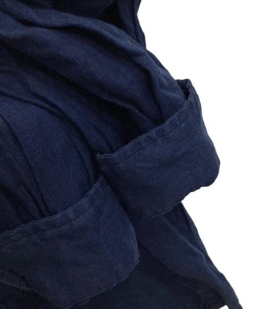 POLO RALPH LAUREN（ポロ・ラルフローレン）POLO RALPH LAUREN (ポロ・ラルフローレン) リネンシャツ ネイビー サイズ:XSの古着・服飾アイテム