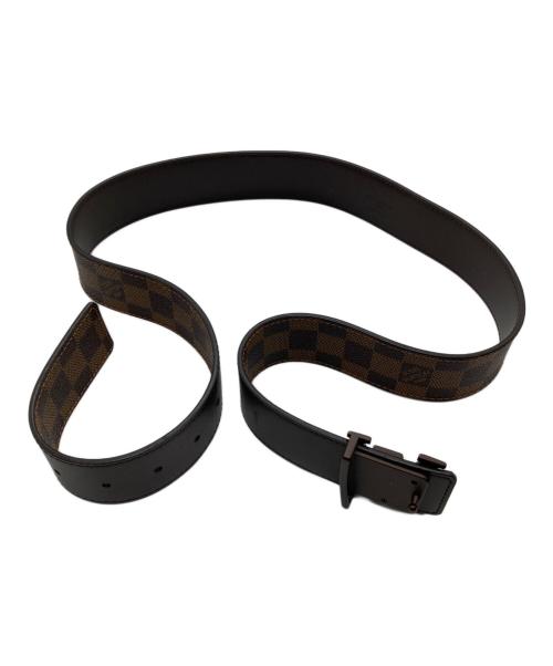 LOUIS VUITTON（ルイ ヴィトン）LOUIS VUITTON (ルイ ヴィトン) サンチュール・LV・イニシャルベルト ブラウン サイズ:36の古着・服飾アイテム