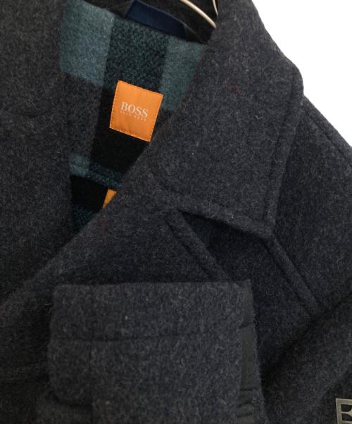 BOSS HUGO BOSS（ボス ヒューゴボス）BOSS HUGO BOSS (ボス ヒューゴボス) Pコート グレー サイズ:46の古着・服飾アイテム