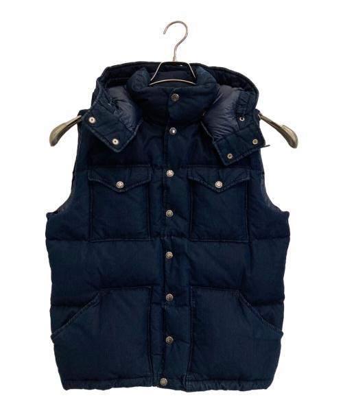THE NORTHFACE PURPLELABEL（ザ・ノースフェイス パープルレーベル）THE NORTHFACE PURPLELABEL (ザ・ノースフェイス パープルレーベル) Indigo Hooded Sierra Vest インディゴ サイズ:Mの古着・服飾アイテム
