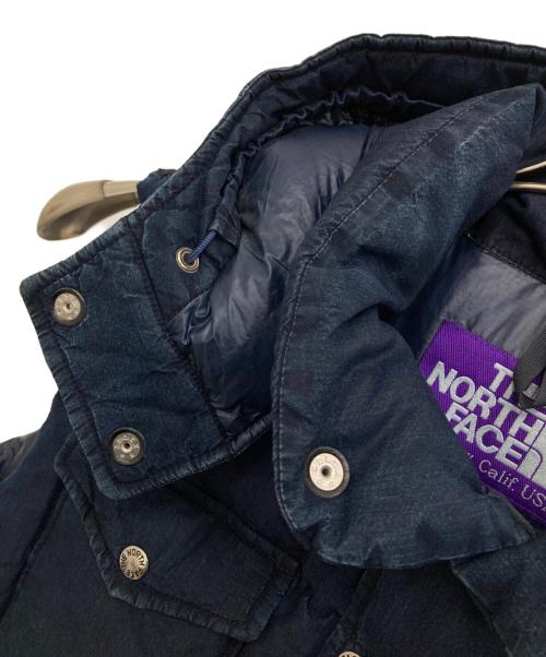 THE NORTHFACE PURPLELABEL（ザ・ノースフェイス パープルレーベル）THE NORTHFACE PURPLELABEL (ザ・ノースフェイス パープルレーベル) Indigo Hooded Sierra Vest インディゴ サイズ:Mの古着・服飾アイテム