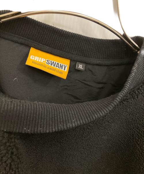 GRIP SWANY（グリップスワニー）GRIP SWANY (グリップスワニー) GEAR FLEECE CREW ブラック サイズ:XLの古着・服飾アイテム
