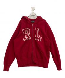 POLO JEANS CO.（ポロジーンズカンパニー）の古着「裏起毛パーカー」｜レッド