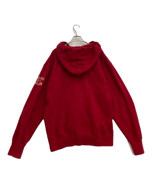 POLO JEANS CO.（ポロジーンズカンパニー）POLO JEANS CO. (ポロジーンズカンパニー) 裏起毛パーカー レッド サイズ:Mの古着・服飾アイテム