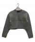 ALEXANDER WANG（アレキサンダー・ワン）の古着「クロップドスウェット」｜グレー