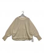 Spick and Spanスピックアンドスパン）の古着「ドルマンロングリブニット」｜アイボリー