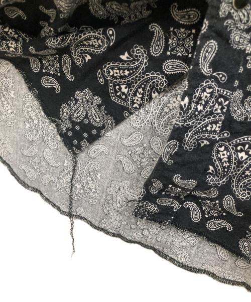 Engineered Garments（エンジニアド ガーメンツ）Engineered Garments (エンジニアドガーメンツ) ペイズリー柄 ブラック サイズ:XSの古着・服飾アイテム